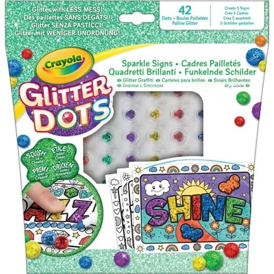 Produktbild von Crayola Glitter Punkte: Funkelnde Zeichenaktuze (