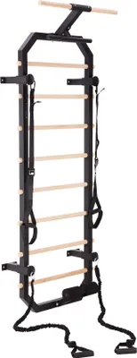 Produktbild von Sprossenwand Kletterwand Gymnastik Turnwand Klettergerüst Widerstandsbänder Set
