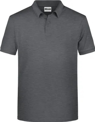 Produktbild von Men's Basic Polo Klassisches Poloshirt black-heather, Gr. S