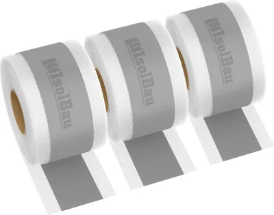 Produktbild von Isolbau Dichtband P2 Grau - 150 m Abdichtband Wasserdichtes Dichtungsband für Sanitär, Dusche, Bad, Fliesen, Balkon und Terrasse, , Abdichtung für Innen- & Außenbereich - 120 mm