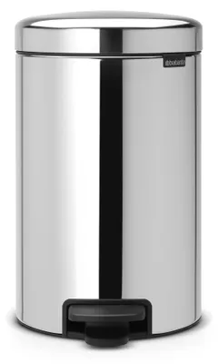 Obrázek produktu pro Brabantia 113581, 12 l, Kulatý, Nerezová ocel, Plast, Pedál, 25,1 cm