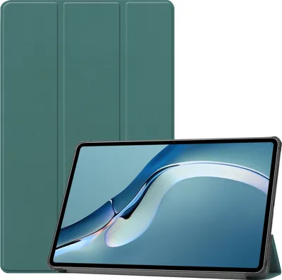 Produktbild von Schutzhülle für Huawei MatePad Pro 2021 12.6 Slim Case Etui mit Standfunktion und Auto Sleep/Wake Funktion Grün