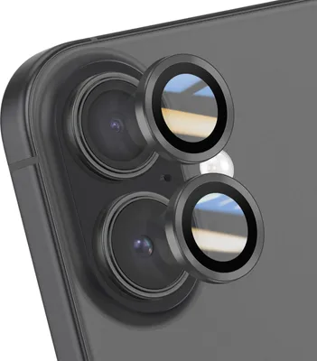Zdjęcie produktu dla Avizar, Osłona obiektywu iPhone 17 ze wzmocnioną ramką, czarna