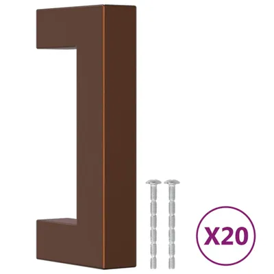 Obrázek produktu pro vidaXL Nábytkové úchytky 20 ks. Bronz 64 mm nerezová ocel