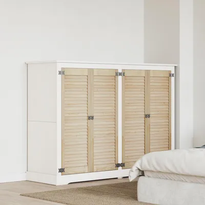 Immagine prodotto di vidaXL Ante per armadio, 4 pezzi, colore naturale, 110 x 2,1 x 39,5 cm, legno massello di pino