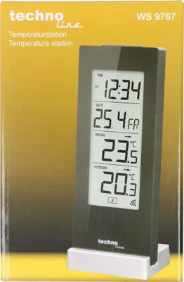 Immagine prodotto di WS 9767 - moderna stazione meteorologica con visualizzazione dell'andamento della temperatura