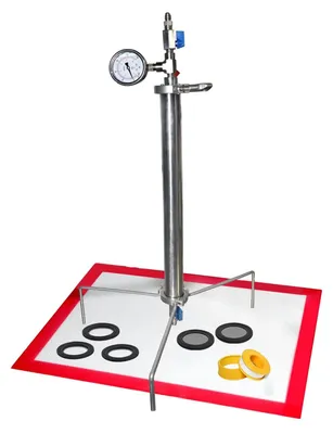 Vakuumpumpe 90 g, Edelstahl 304, mit Stativ für Pflanzenextraktion
