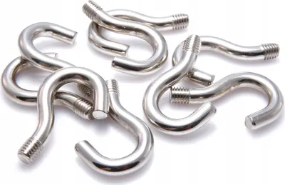 Immagine prodotto di Gancio con filettatura M8 Gancio aperto, estremamente resistente, lavagne magnetiche, frigoriferi, lavagne bianche, fai da te