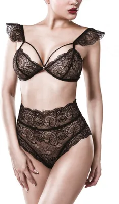 Produktbild von GREY VELVET 2-teiliges Cap sleeves BH Set S