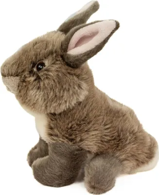 Produktbild von Kuscheltier Hase sitzend graubraun 18 cm
