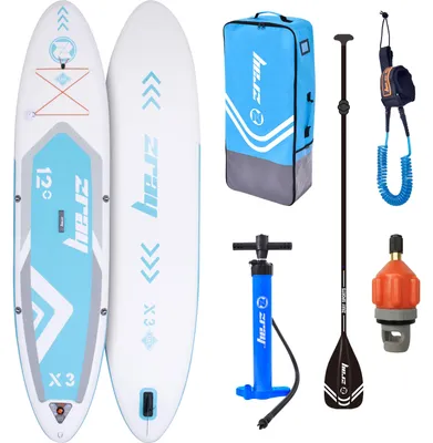 Produktbild von ZRAY SUP All Around Advanced X3 Stand Up Paddle Board 365x81x15 cm Komplettset blau