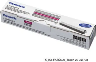 Produktbild von Panasonic Tonerpatrone - KX-FATM507X - magenta - 4.000Seiten