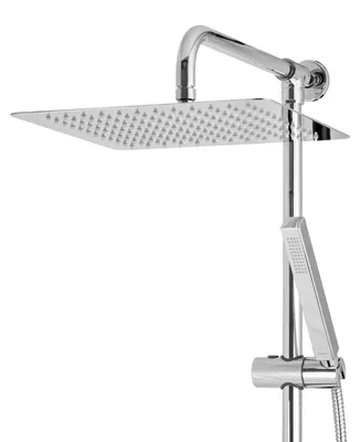 Zdjęcie produktu dla PaulGurkes System prysznicowe z deszczownicą, prostokątne, zestaw 30 cm
