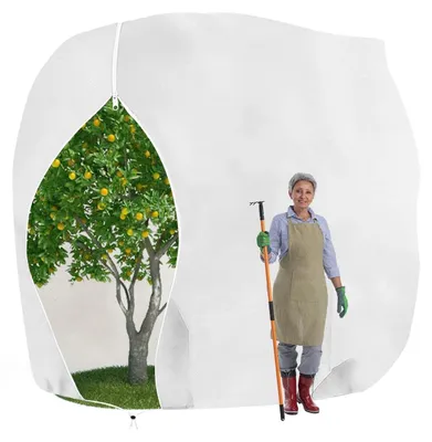 Produktbild von Winterschutz für Pflanzen Frostschutz Schutzhülle 250x360CM Weiß Vliesstoff