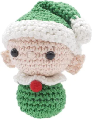 Produktbild von Hardicraft Häkelset Mini Elf - kreatives Spielzeug Weihnachtswichtel