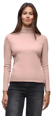 Produktbild von Street One Basic Rollkragenshirt Faded Rose 46