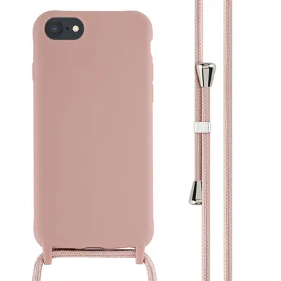Produktbild von imoshion SilikonHülle mit Band iPhone SE (2022 / 2020) / 8 / 7 - Sand Pink