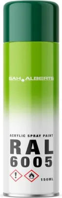 Produktbild von Alberts® Reparaturspray, Farbe: grün RAL 6005, Gebinde: Sprühdose 150 ml 657871