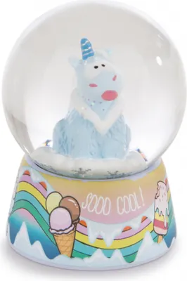 Produktbild von Nici 44176 Schüttelkugel Schneekugel Winter Einhorn Snorre Hornson ca 6,5cm