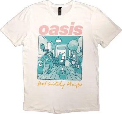 Obrázek produktu pro Oasis - Tričko "Definitely Maybe" pro muže/dámy Uni RO11992 (XXL) (Bílá)