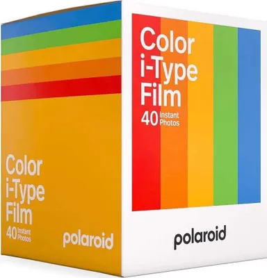 A product box for Polaroid Color i-Type Film.
