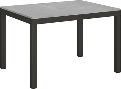 Produktbild von ITAMOBY - Ausziehtisch 120/224x90 cm Everyday Evolution Zement Gestell und Füße Anthrazit