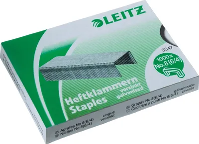 Produktbild von Leitz Power Performance P1 No 8, 1000 Heftklammern, 20 g, 20 x 50 x 10 mm