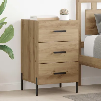 Produktbild von vidaXL Nachttisch Artisan-Eiche 40 x 40 x 66 cm Holzwerkstoff