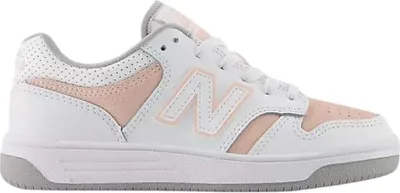 Zdjęcie produktu dla New Balance 480 Białe z różowymi butami - 37,5