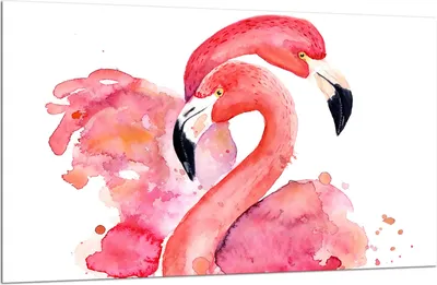 Produktbild von Herdabdeckplatte Glaskeramikkochfeld-Abdeckung Spritzschutz Glas 80x52 Flamingo