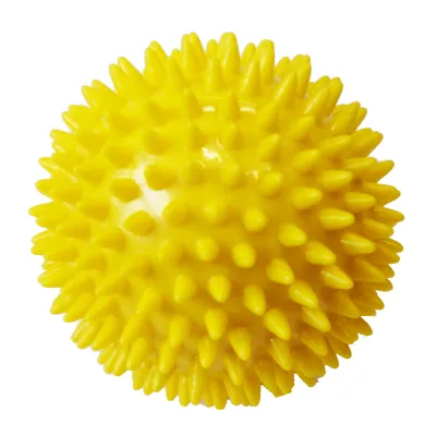 Obrázok produktu pre Masážna guľa s priemerom 7,5 cm žltá