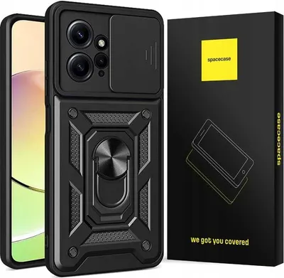 Produktbild von Spacecase Camring Redmi Note 12 4G schwarz