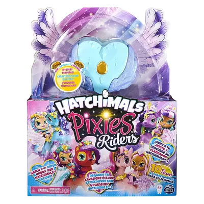 Produktbild von Spin Master 6059381 (20127515) - Hatchimals - Pixies Riders Lagoon Lily Pixie und Seastallion - Sammelfigur und Fabelwesen zum Reiten und vielen Überraschungen