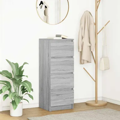 Produktbild von Maison Exclusive - Sideboard Grau Sonoma 37,5x35x99 cm Holzwerkstoff