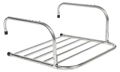 Produktbild von Klapbarer Wäscheständer aus rostfreiem Edelstahl 40 cm für Innen- und Außenbereich
