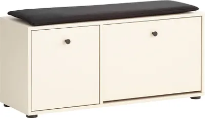 Produktbild von Schuhbank beige inkl. Sitzpolster LORCA-80
