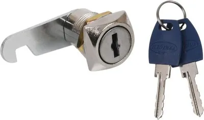 Produktbild von BH-192 Zamek kasetkowy krzywkowy do szafek BHP z prostą krzywką L-45 mm