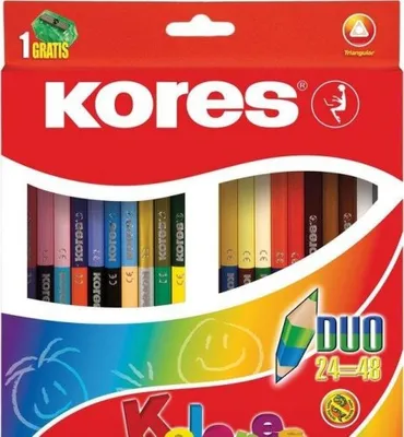Obrázok produktu pre Kores Duo, Viacfarebný, 24 kusov