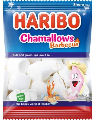Produktbild von Haribo Chamallows Barbecue Marshmallows 260g – Süß & würzig zum Grillen