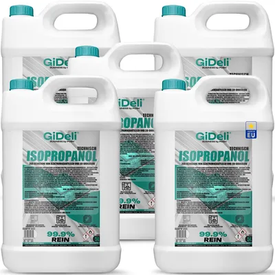 Produktbild von Isopropanol 25L Technisch 99,9% IPA Reiniger & Entfetter für Industrie GiDeli