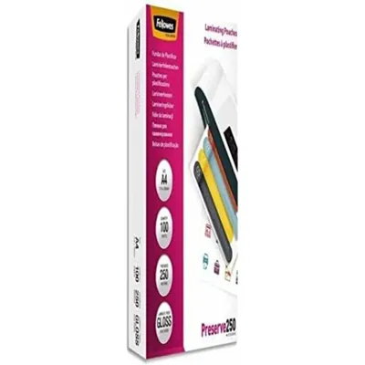 Obrázok produktu pre Fellowes 5401802, Priehľadná, Lesklý, A4, 0,25 mm, 210 mm, 1 mm