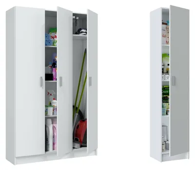 Immagine prodotto di Sinnai - Armadio Multiuso Grande, 146x180h cm Bianco, Modulabile