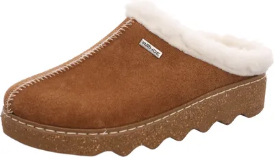 Produktbild von Rohde Damen Hausschuhe Leder Pantoffeln Foggia 6125, Größe:36 EU, Farbe:Braun