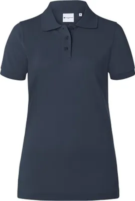 Produktbild von KARLOWSKY Damen Poloshirt BASIC Kurzarm Polokragen Modern-Fit Marine M