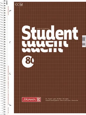 Produktbild von BRUNNEN Collegeblock A4 rautiert 80 Blatt 1067943