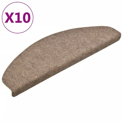 Produktbild von Stufenmatten Selbstklebend 10 Stk. 65x21x4 cm Beige Halbrund Groß