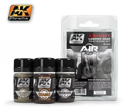 Produktbild von AK Interactive AK2030 - Aircraft Landing Gear Weathering Set - Neu