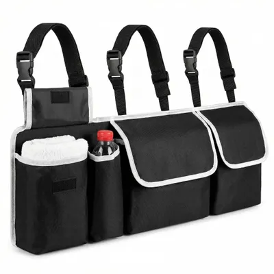 Productafbeelding van Kofferbakorganizer - Tas - 4 compartimenten - 90 x 25 x 12 cm