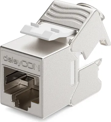 Produktbild von deleyCON RJ45 Keystone Modul Jack werkzeuglos 10 GBit/s, 1 Stück
