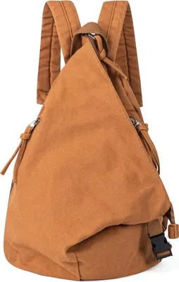 Produktbild von Uni Vintage Canvas Rucksack - Leichter Retro Tagesrucksack für Büro und Ausflug